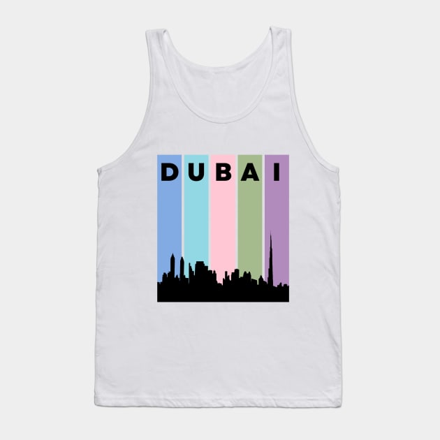 Dubai Travel Vibes Tee! Tank Top by SocietyTwentyThree